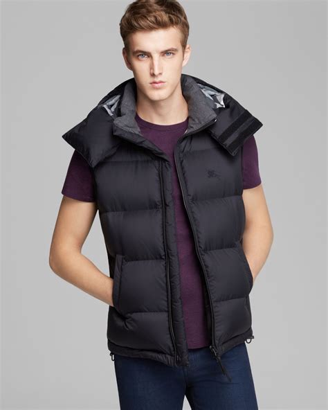 burberry vest blue|Burberry puffer vest.